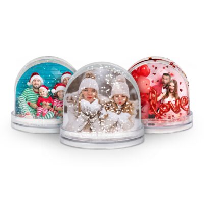 Snøkule for 2 bilder